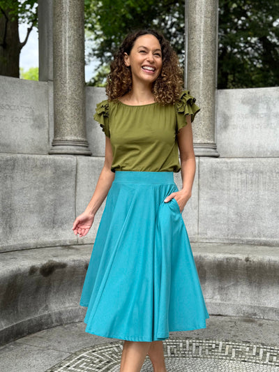 CIELA skirt in Marine Teal