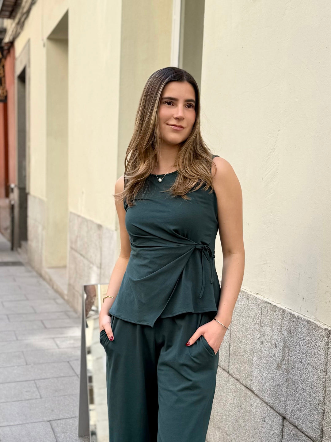 REINA top in Deep Pine