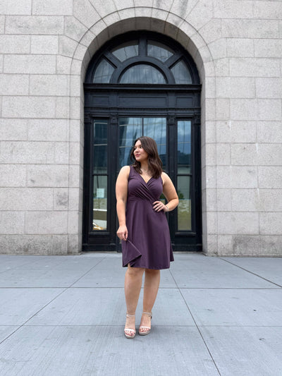 WREN dress in Plum
