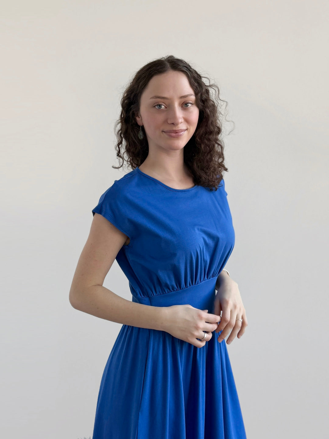 CATHERINE dress in Blue Iolite