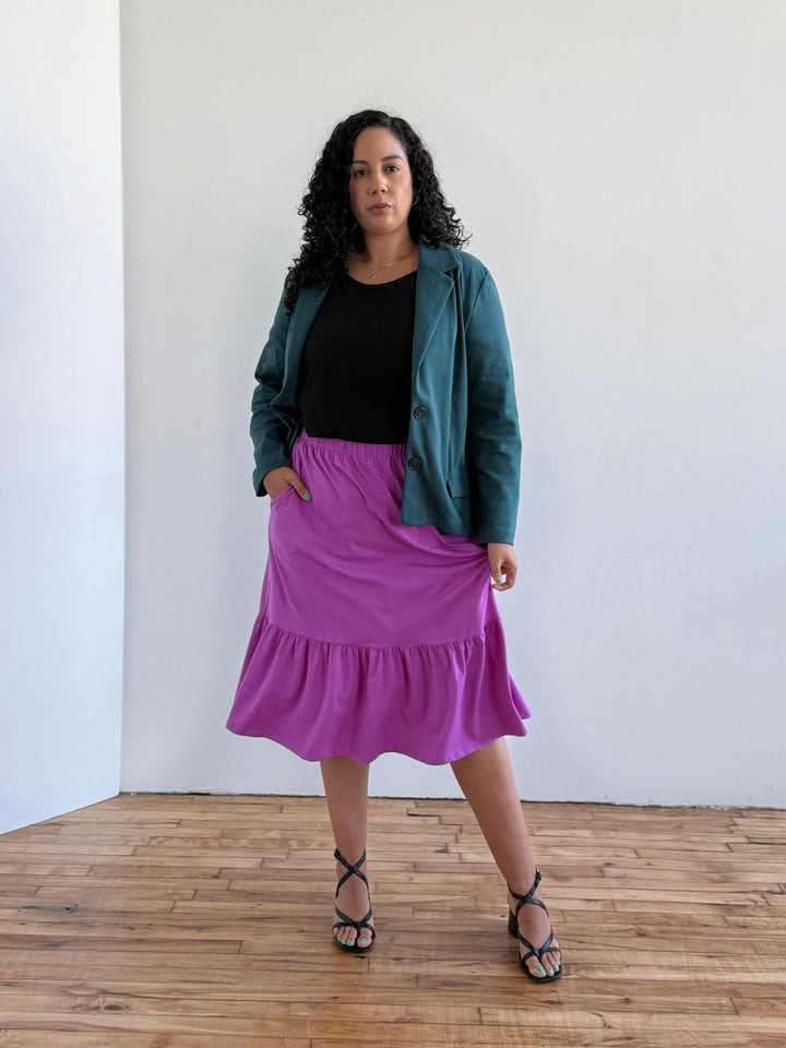 EMILE skirt in Magenta Bloom