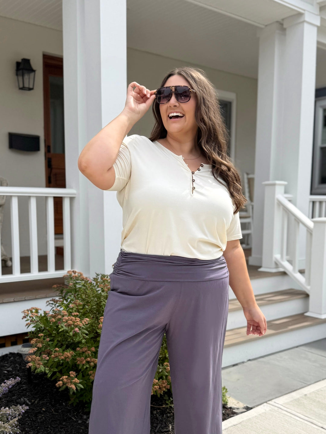 MALIKA pants in Dewberry