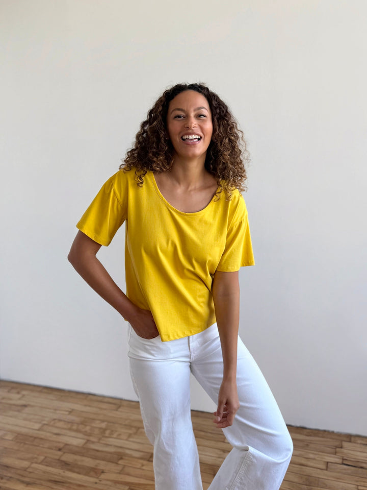 KIM tee in Sunflower