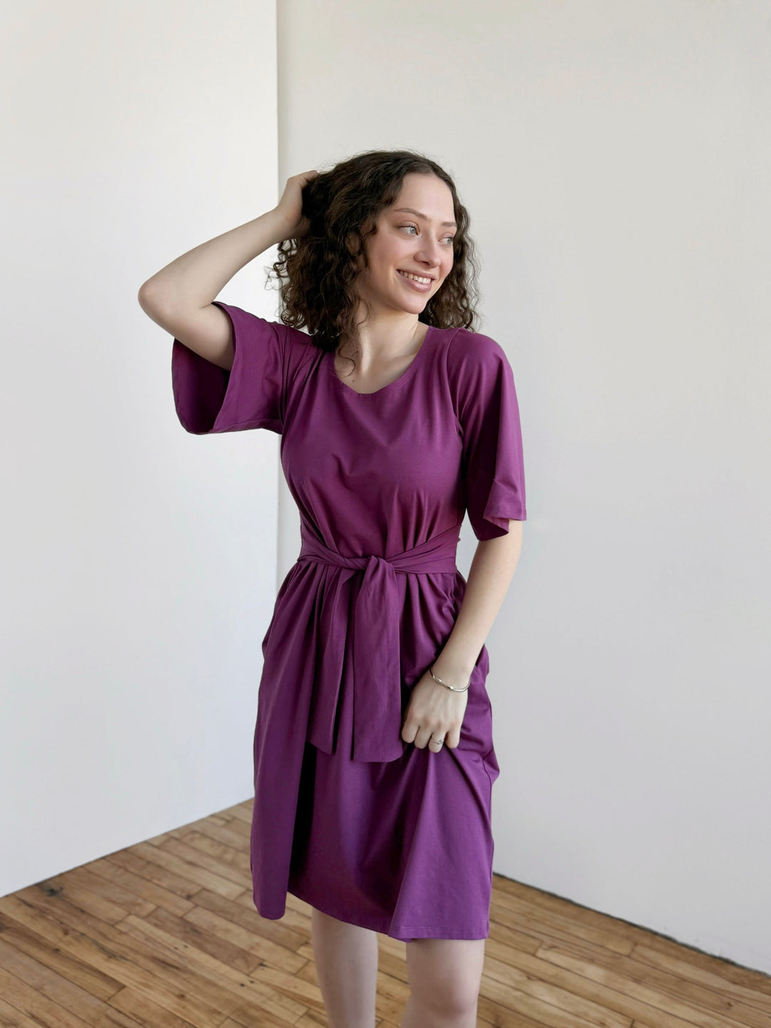 IRVINE dress in Deep Lilac