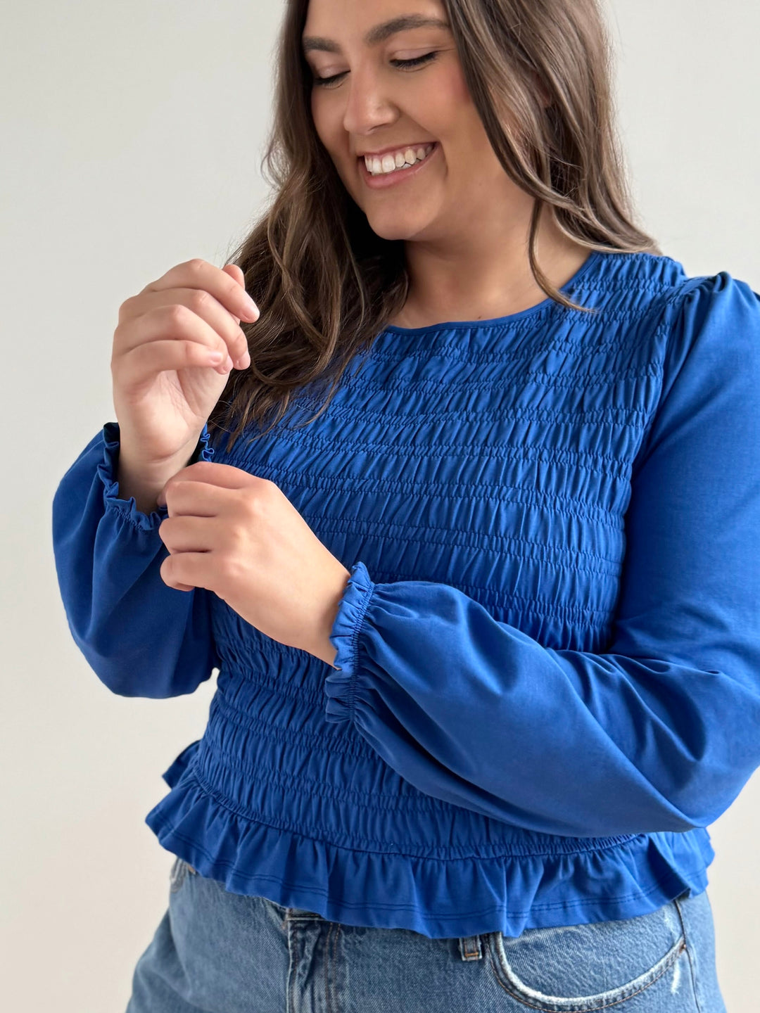 CAECILIA top in Blue Iolite