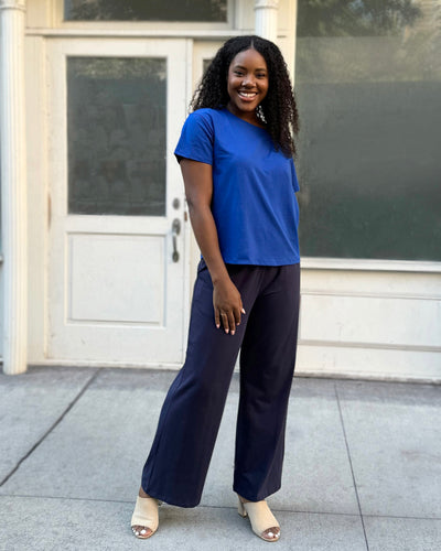 EMMY tee in Cobalt Blue