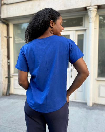 EMMY tee in Cobalt Blue