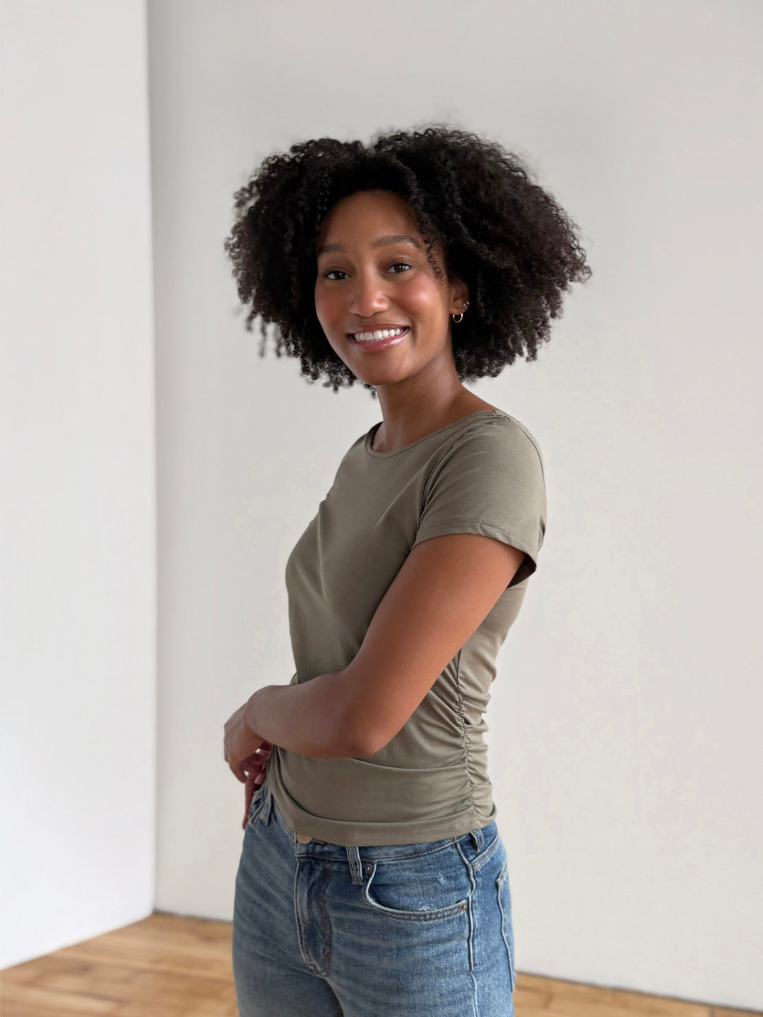 WINNIE tee in Silver Sage