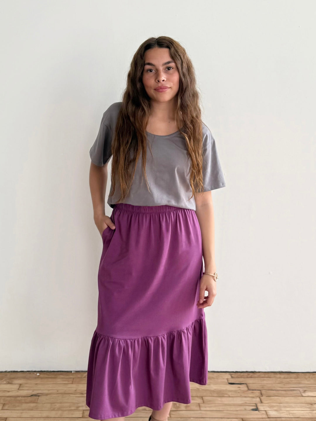 EMILE skirt in Deep Lilac