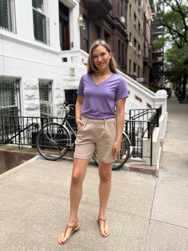 MAURA tee in Purple Haze