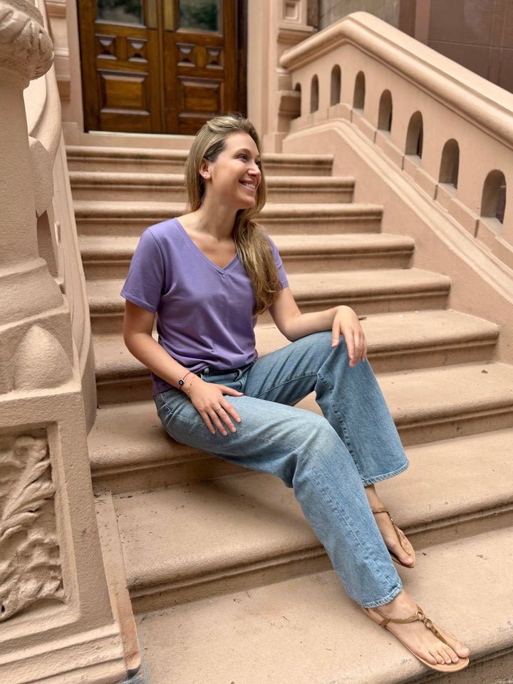 MAURA tee in Purple Haze