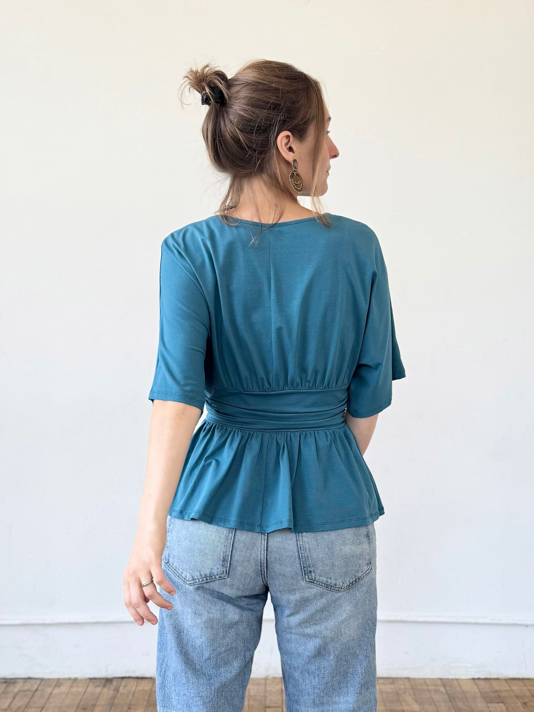 LANDREE top in Peacock Blue