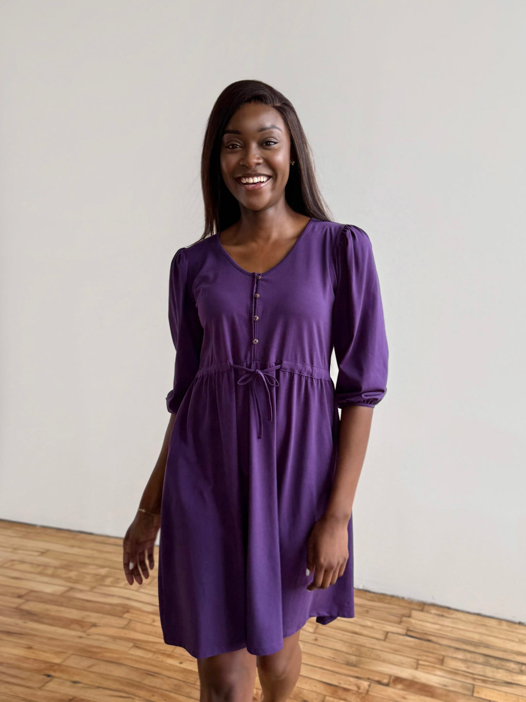 CALLIOPE dress in Midnight Dahlia