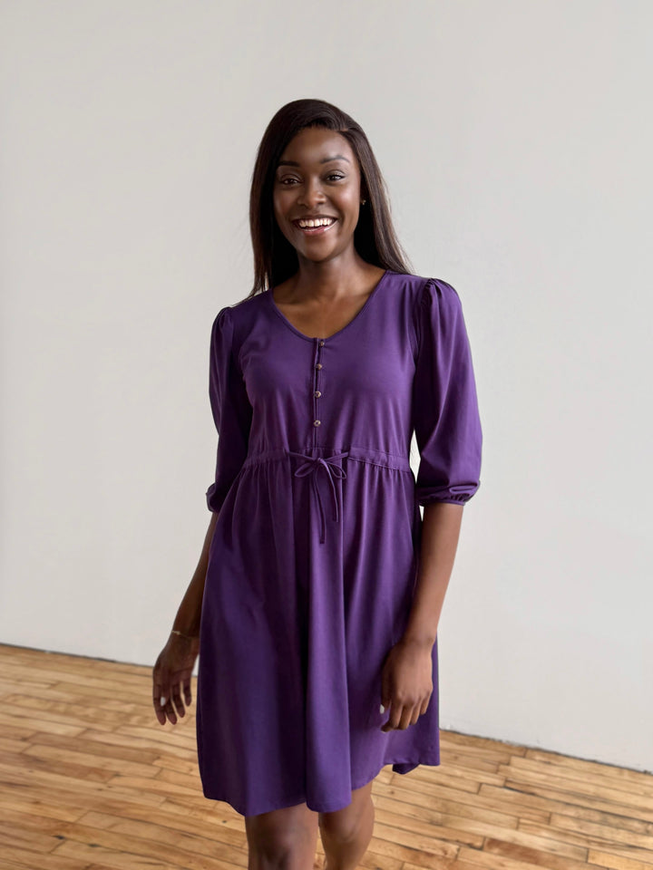 CALLIOPE dress in Midnight Dahlia