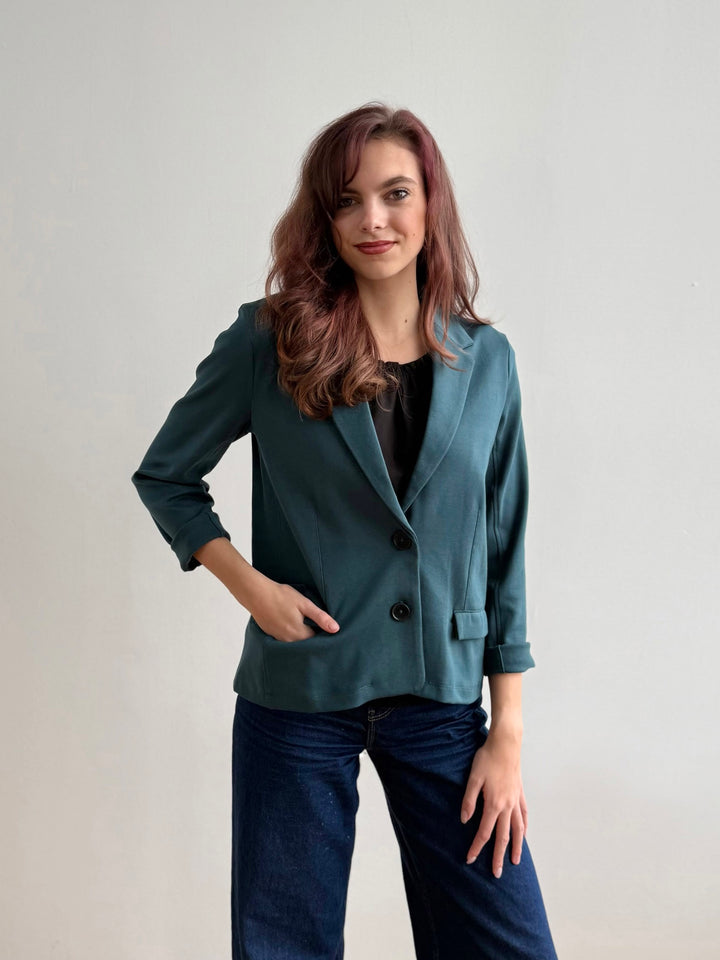 OCTAVIA blazer in Deep Sea