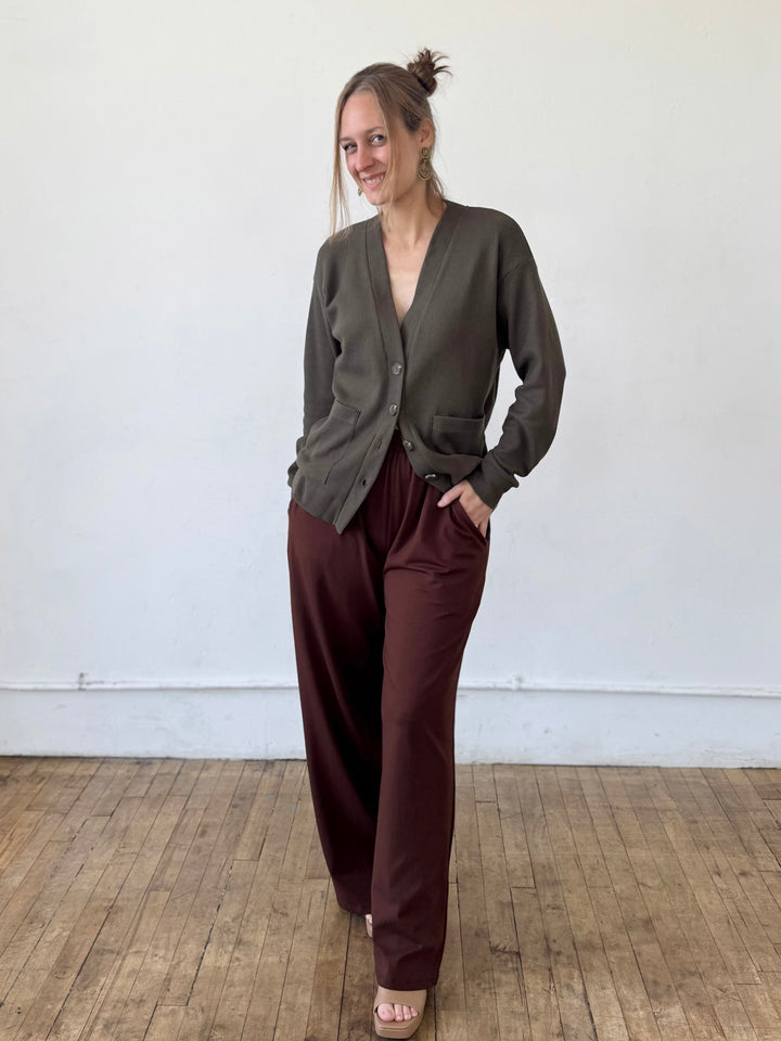 ELLIE pants in Burnt Cedar