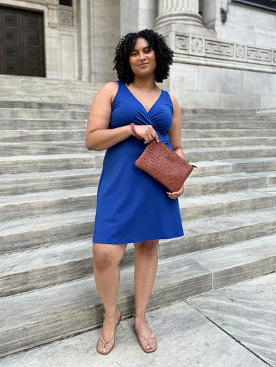 WREN dress in Cobalt Blue