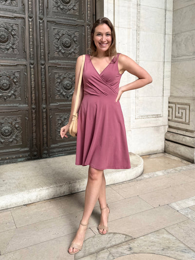WREN dress in Vintage Mauve