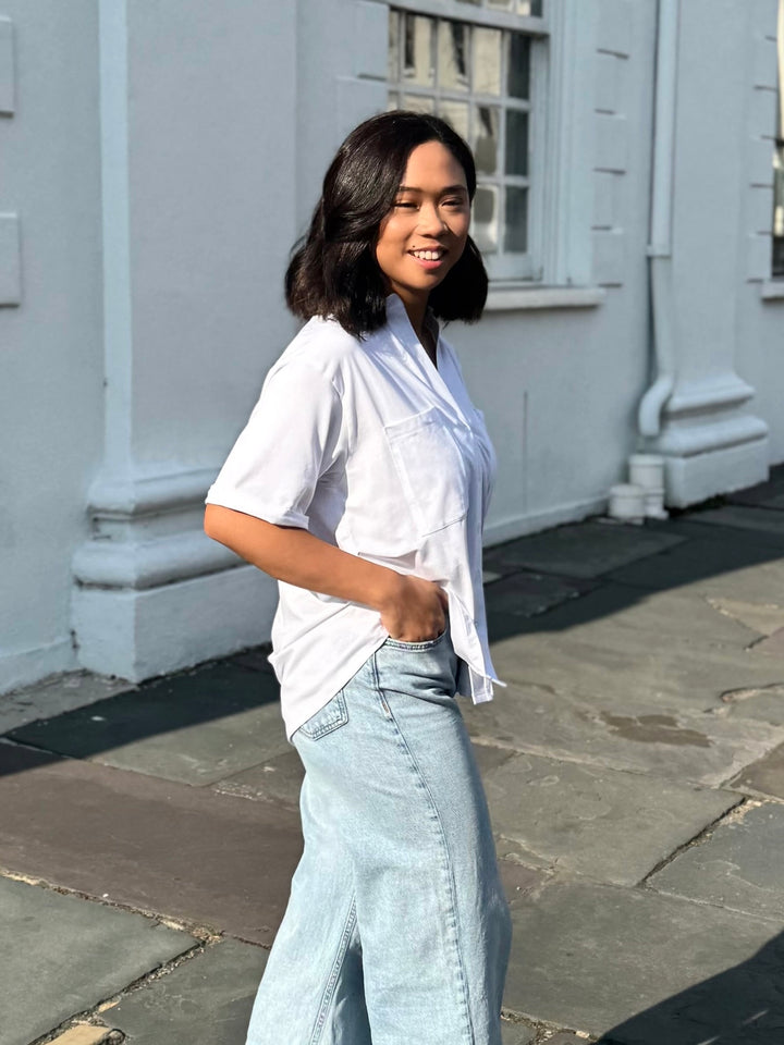 BEVERLY top in White