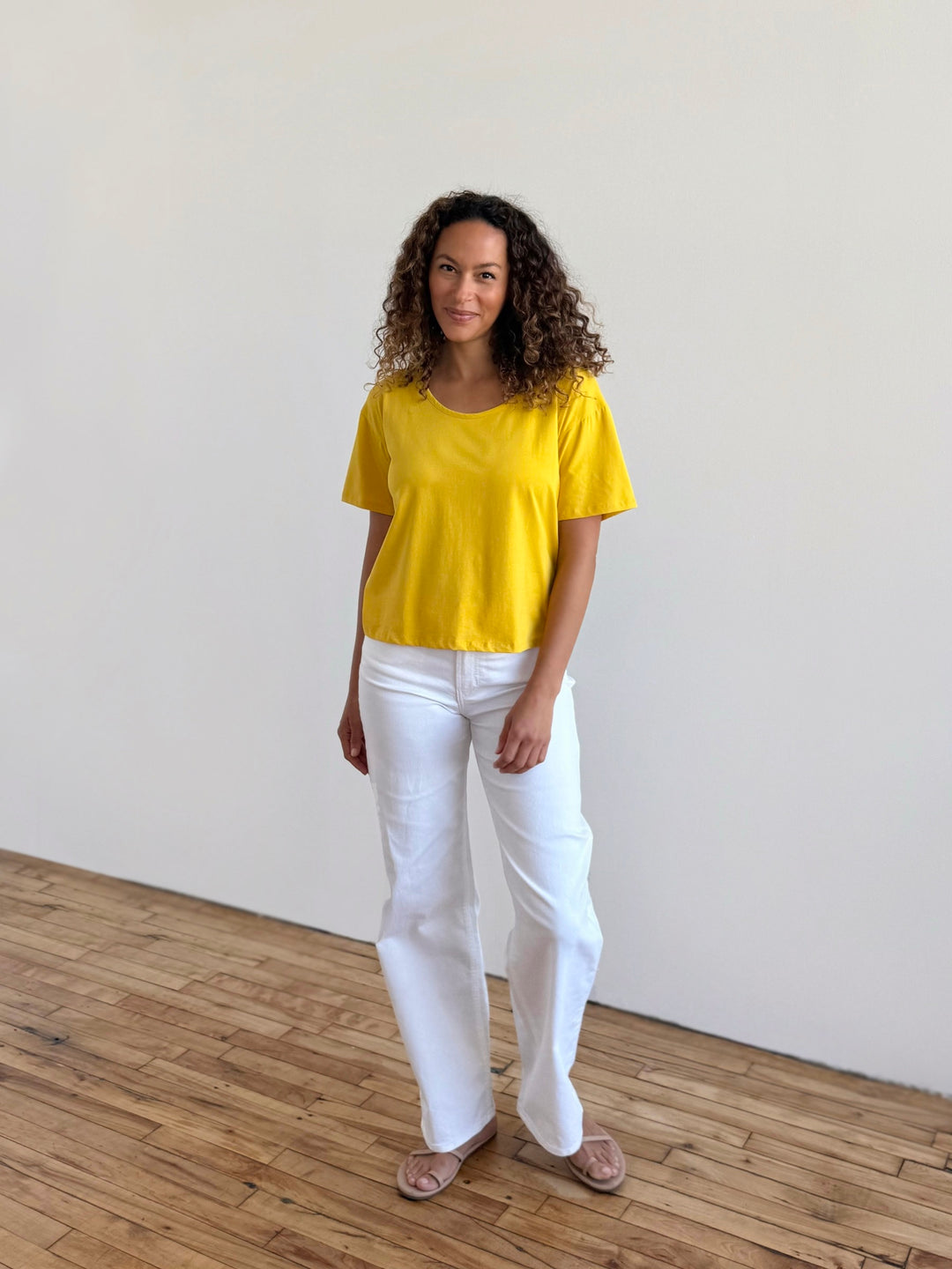 KIM tee in Sunflower