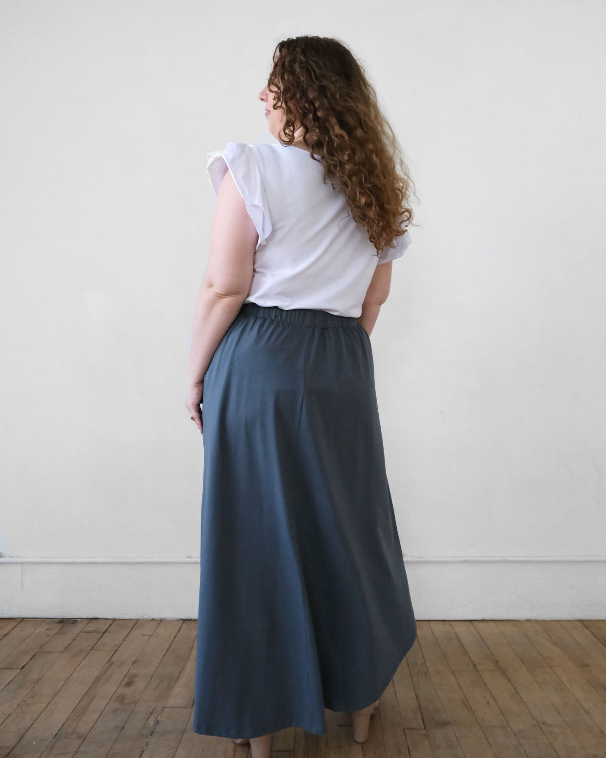 FAWN skirt in Blue Cement