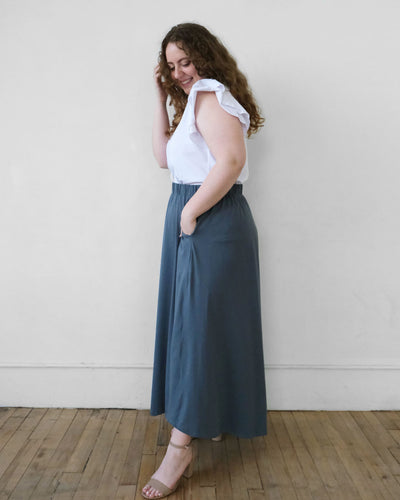 FAWN skirt in Blue Cement