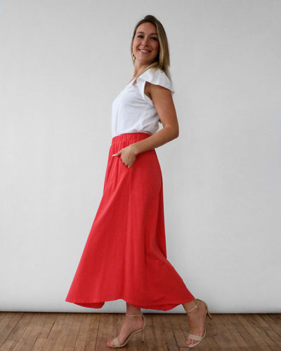FAWN skirt in Cherry Punch
