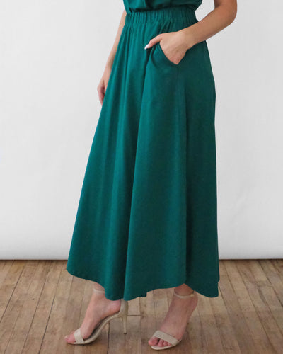 FAWN skirt in Green Amber