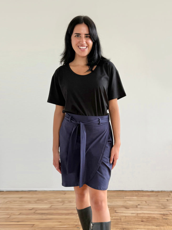TULIP skirt in Navy