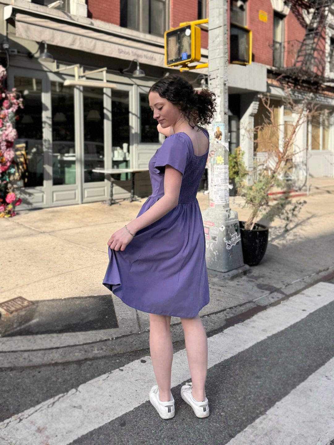 RAZELE dress in Purple Haze