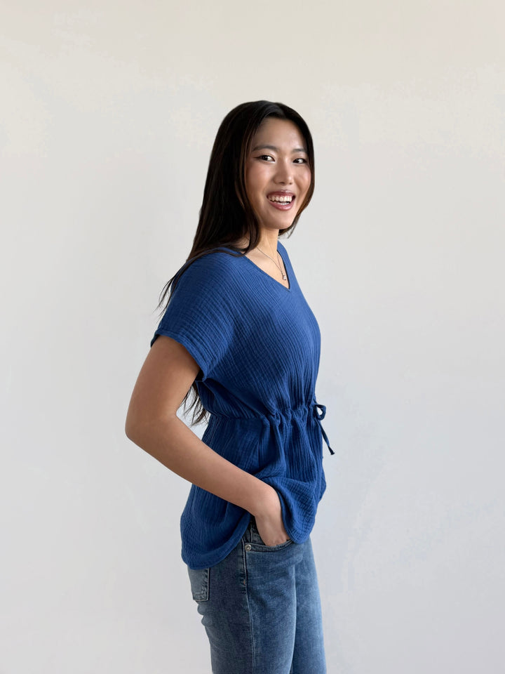 JOVIE top in Bluebird
