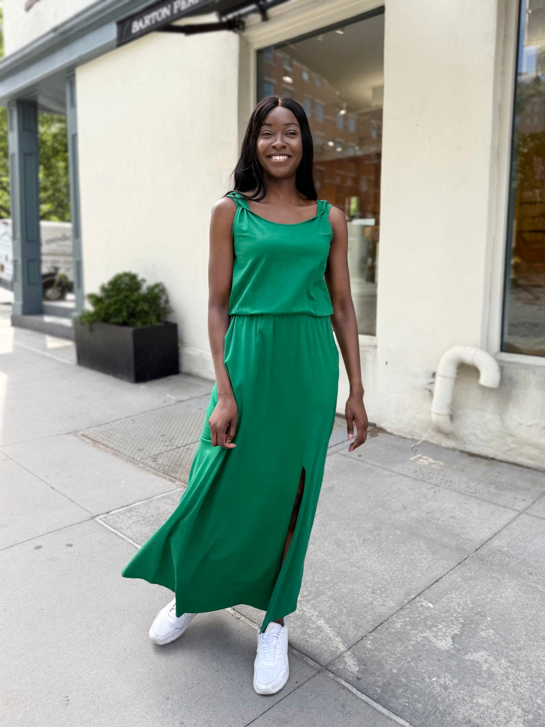 MICHAL dress in Rich Emerald