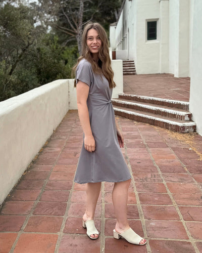 HOPE dress in Circular Grey