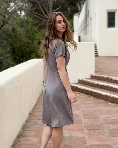 HOPE dress in Circular Grey