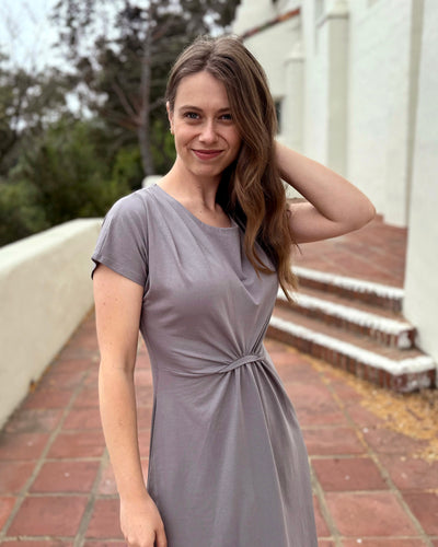 HOPE dress in Circular Grey