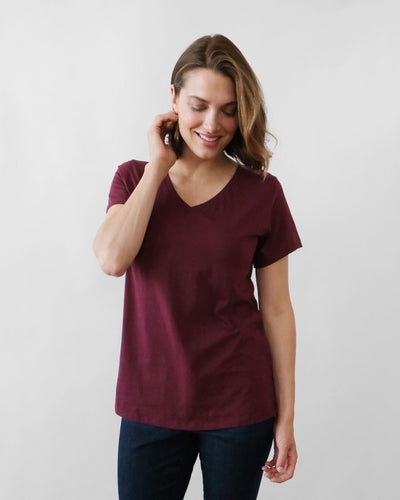 IVY tee in Currant