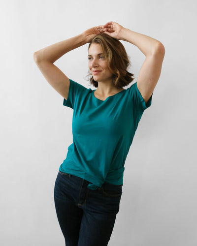 JANE tee in Teal