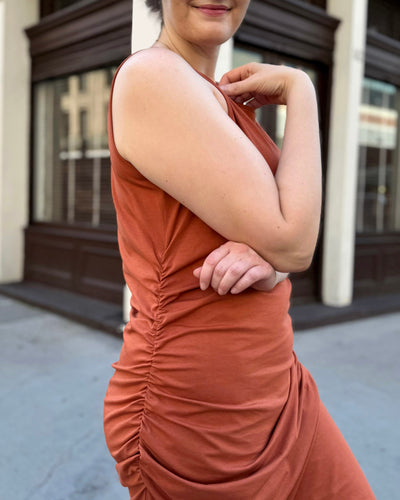 JILLIAN dress in Terracotta