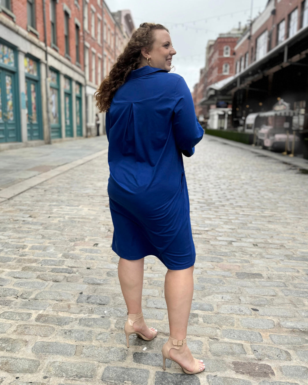 JOA dress/cardi in Cobalt Blue Elegantees JOA dress/cardi in Cobalt Blue Elegantees