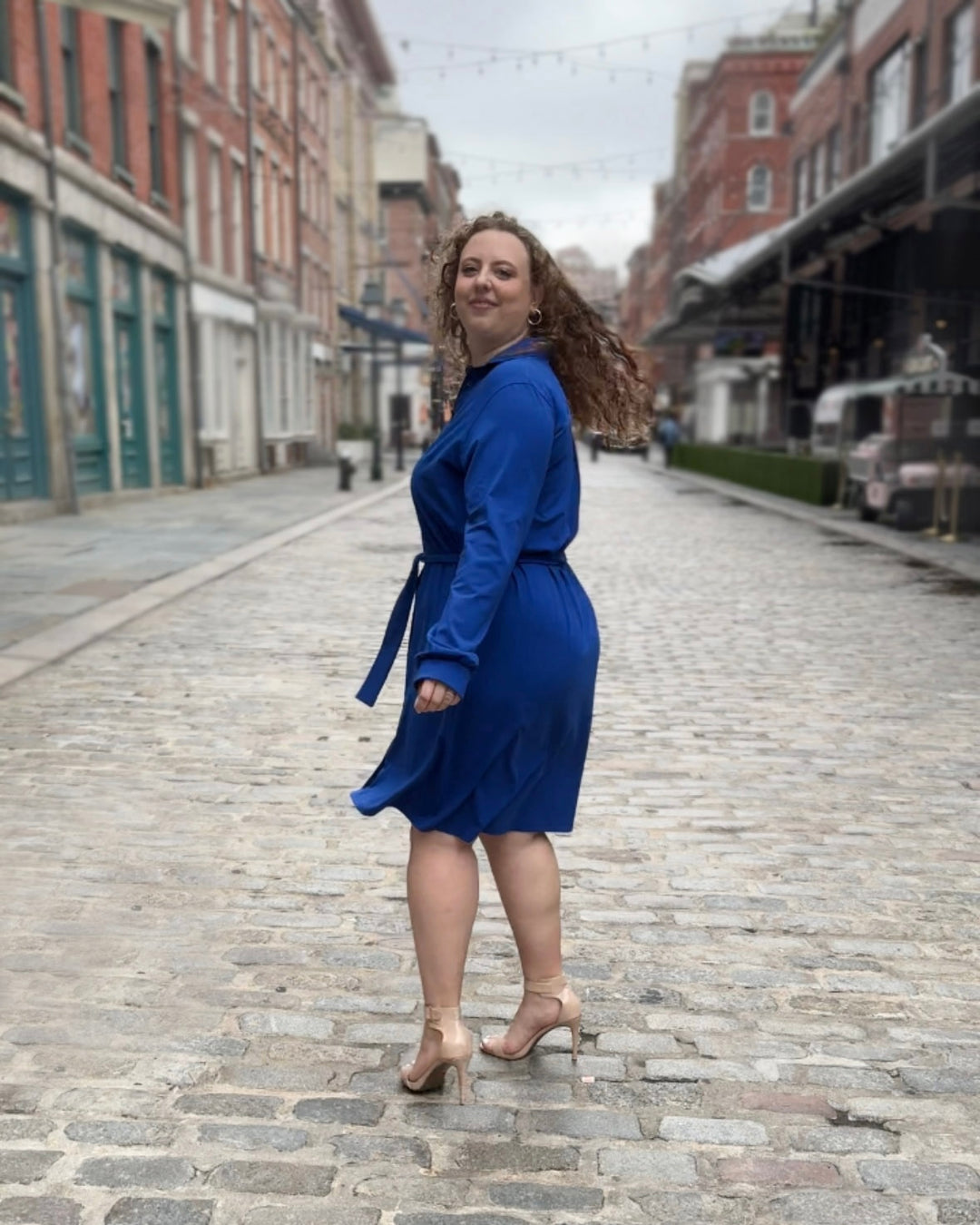 JOA dress/cardi in Cobalt Blue Elegantees JOA dress/cardi in Cobalt Blue Elegantees