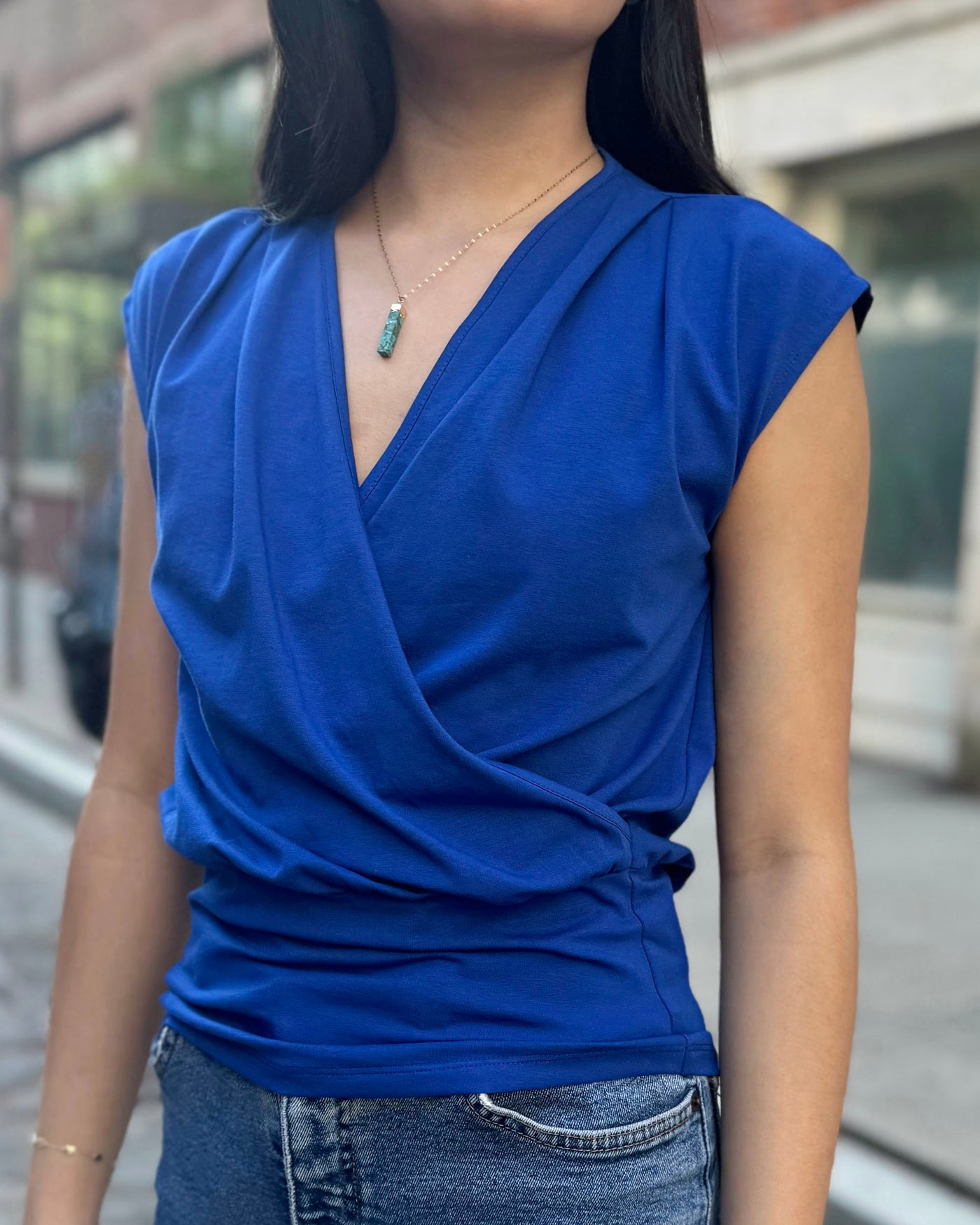 JOLIE top in Cobalt Blue