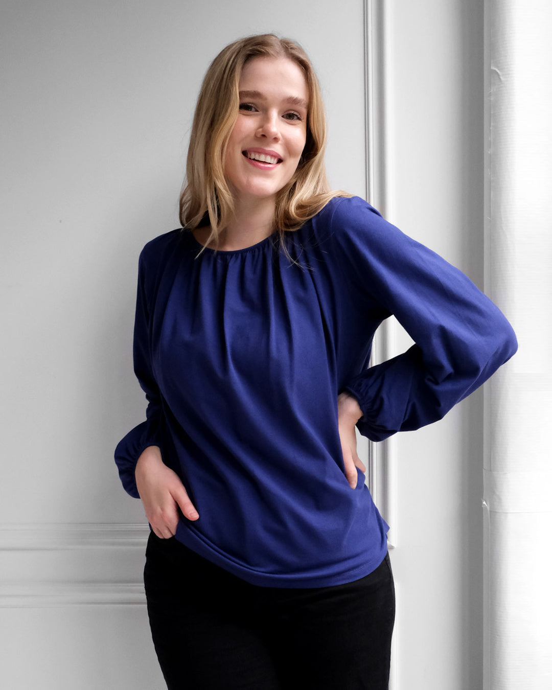 KINSLEY top in Sapphire Blue