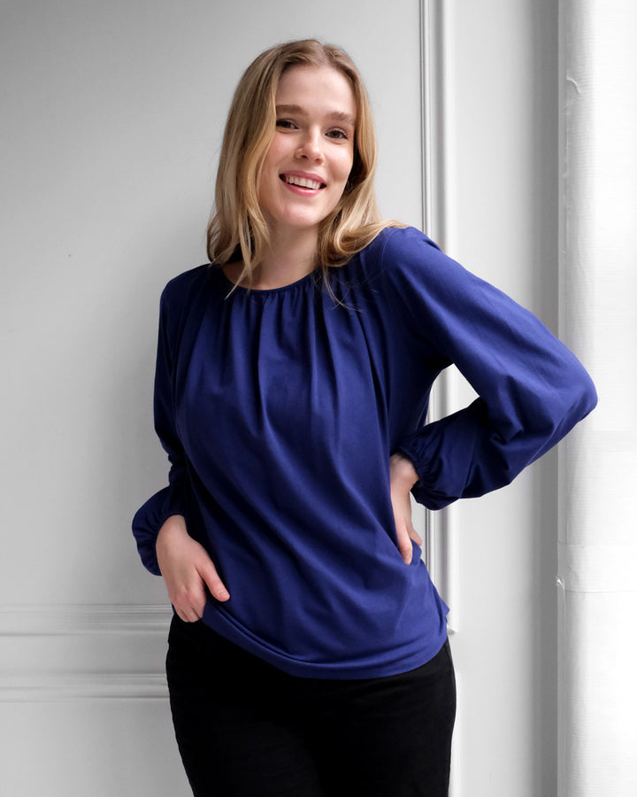 KINSLEY top in Sapphire Blue