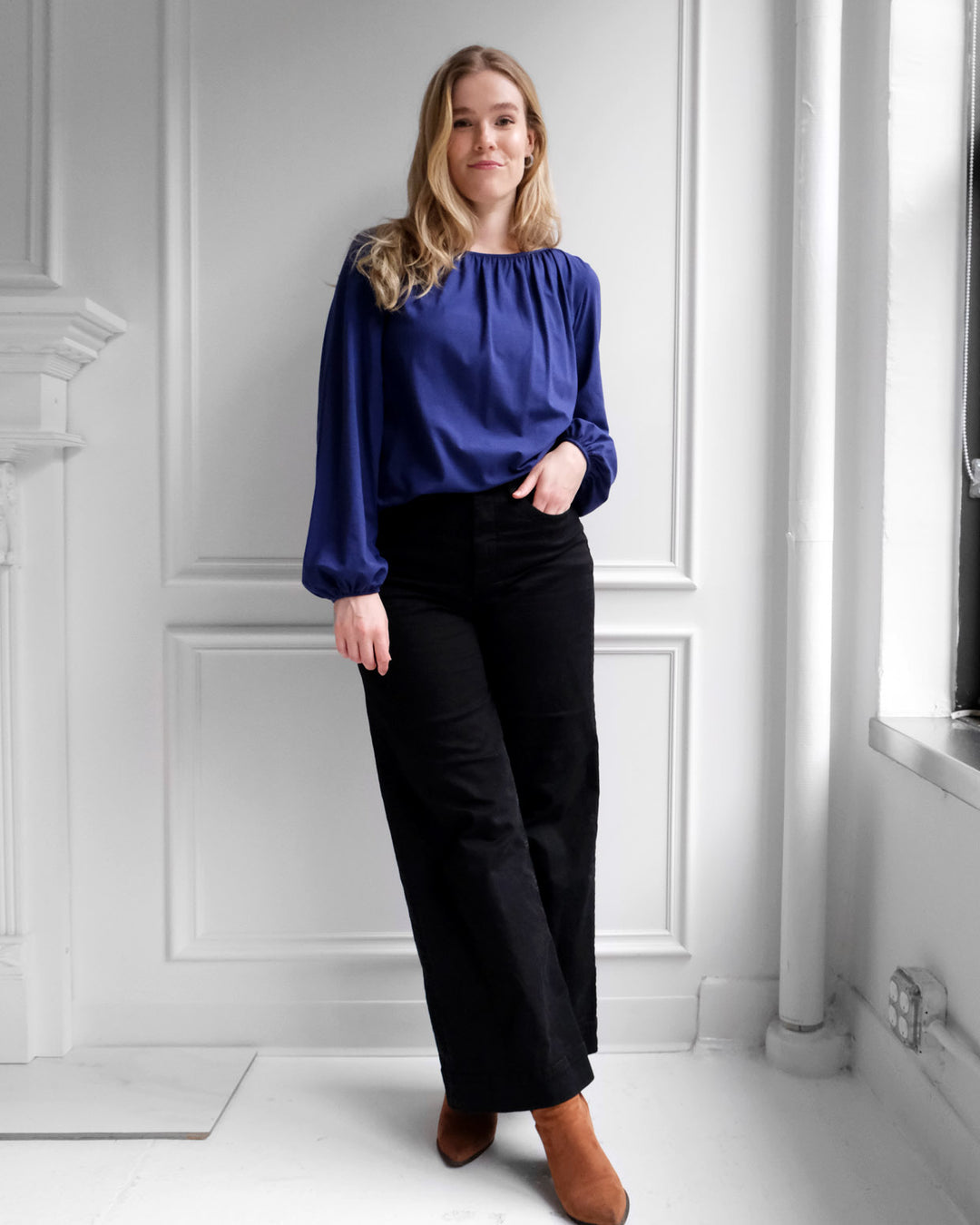 KINSLEY top in Sapphire Blue