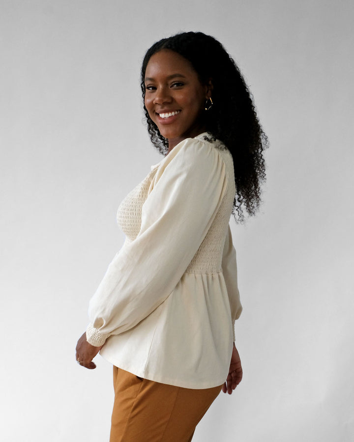 LYRIC top in Seashell