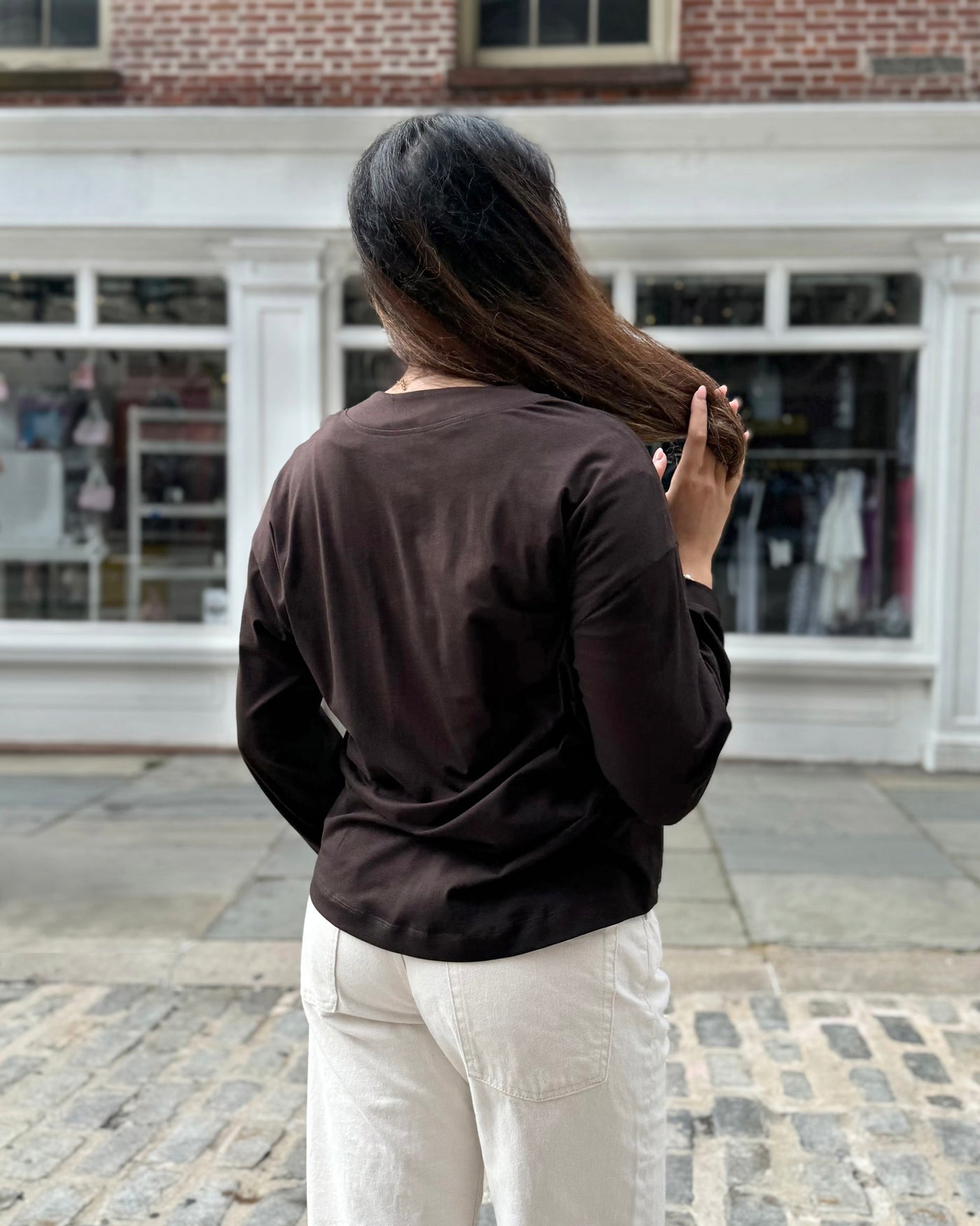 MALLEY cardigan in Chocolate Torte