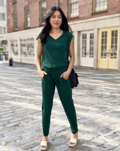 NADINE top in Dark Green