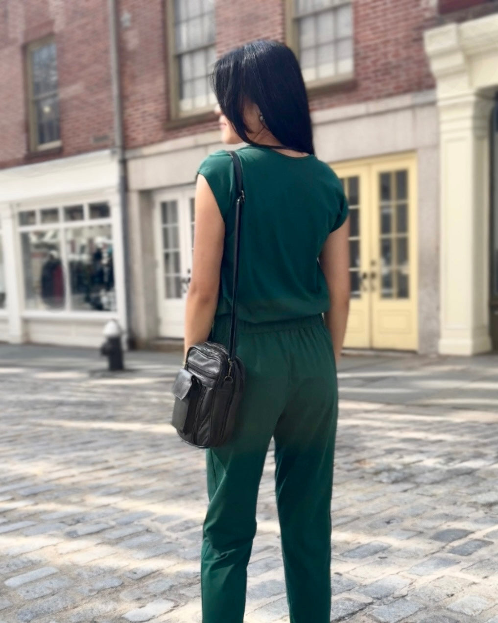 NADINE top in Dark Green