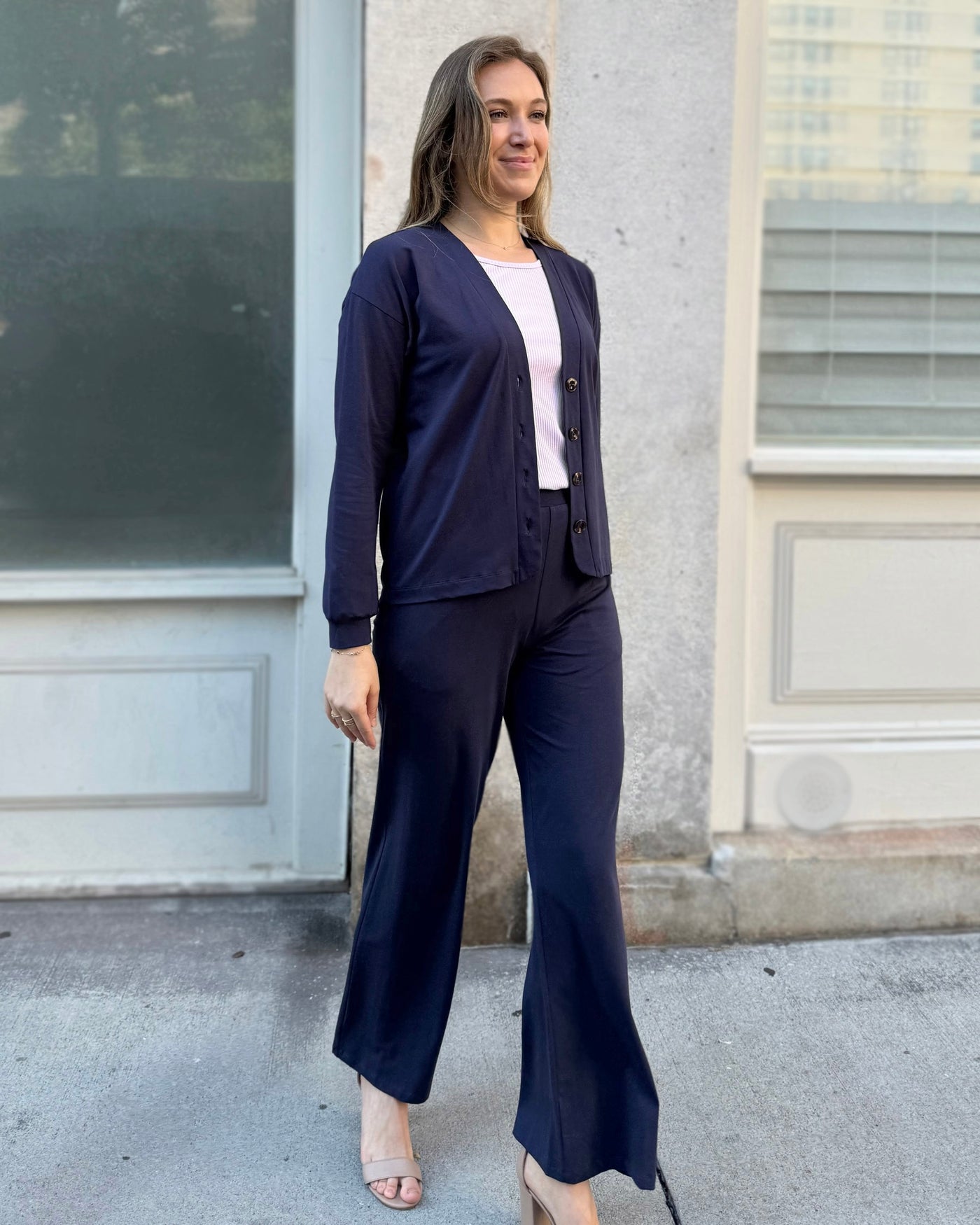 RAE high-rise pants in Navy