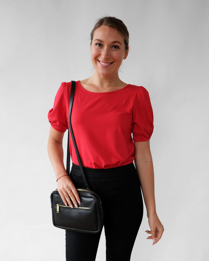 RAYNE tee in Bright Red